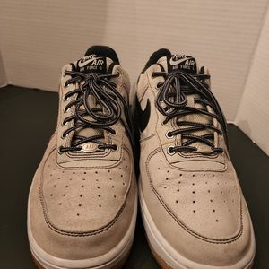 2014 Nike Air Force 1 Low Pure Platinum White Gum - Size 9.5